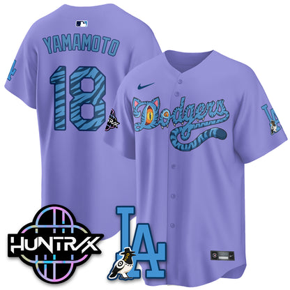 Los Angeles Dodgers x K-Pop Demon Hunters 2026 Vapor Jersey - Stitched