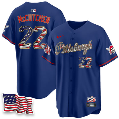 PIT 2026 Independence Day USA Vapor Limited Jersey - Stitched