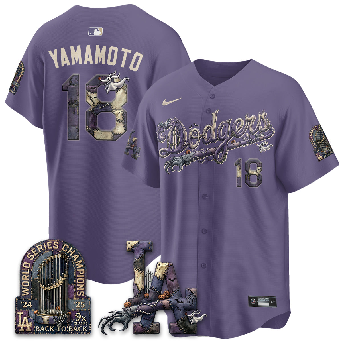 LAD Nightmare Edition Vapor Jersey - Stitched