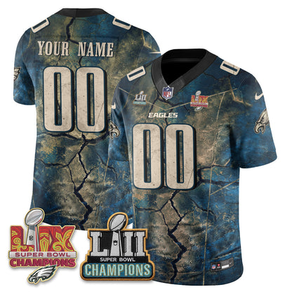 Philadelphia Eagles Fangear Edition Vapor Custom Jersey - Stitched-NHM