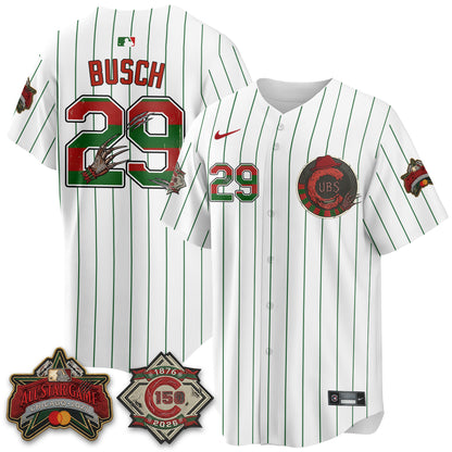 Chicago Cubs A Nightmare on Wrigley Field Edition Vapor Jersey - Stitched-NHM