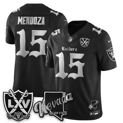 LVR Fernando Mendoza No.1 #15 Gothic Edition Jersey - All Stitched V2-NHM