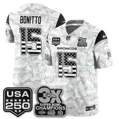 DEN 2026 Salute to Service Edition Vapor Jersey - Stitched