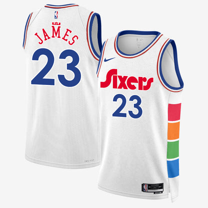 Philadelphia 76ers LeBron James #23 Vapor Jersey - Stitched