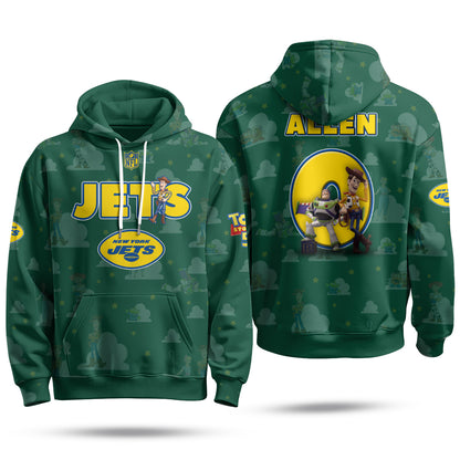 New York Jets x Infinity & Beyond Hero Edition Pullover Hoodie - Printed