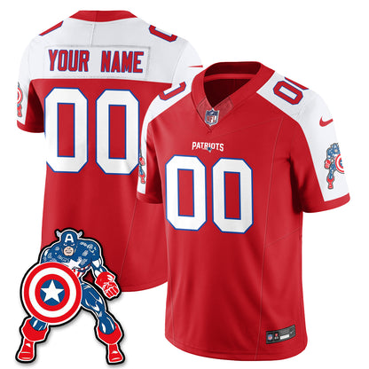 NE x Vibranium Shield Edition Vapor Custom Jersey - Stitched