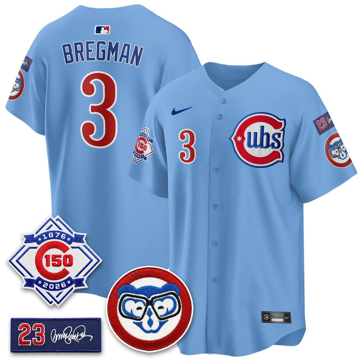 Chicago Cubs 150th Anniversary Holy Cow Vapor Premier Limited Jersey - All Stitched