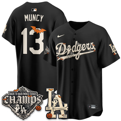 Los Angeles Dodgers Halloween 2026 Vapor Jersey - Stitched