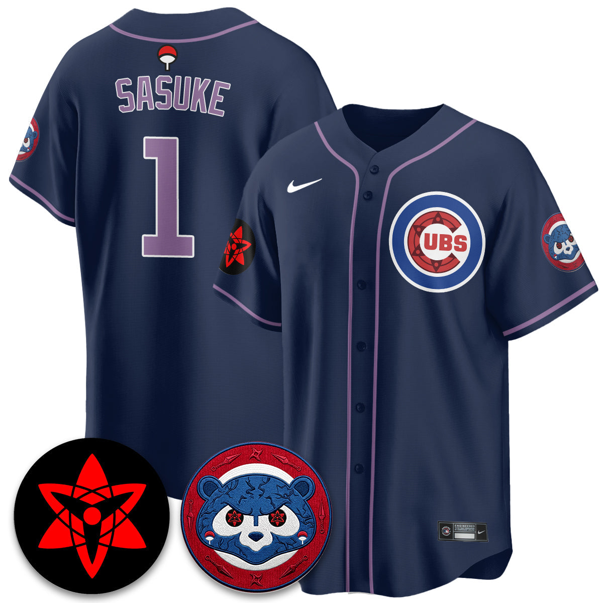 CHC Uchiha Sasuke Vapor Limited Jersey - Stitched