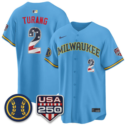 MIL Fourth of July Vapor Limited Jersey - Stitched
