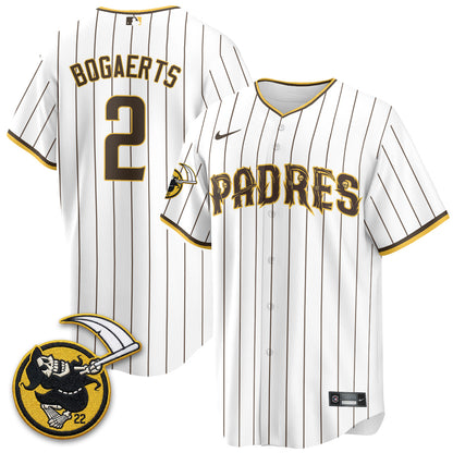 San Diego Padres x Grim Reaper Vapor Jersey - Stitched