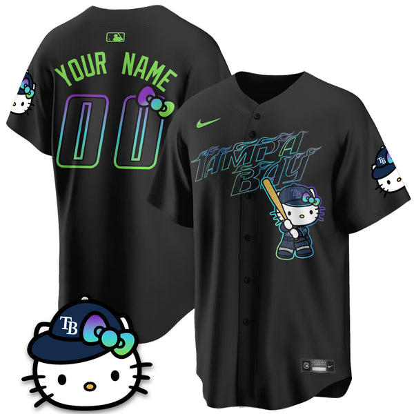Tampa Bay Rays x Meow KT City Connect Vapor Custom Jersey - Printed