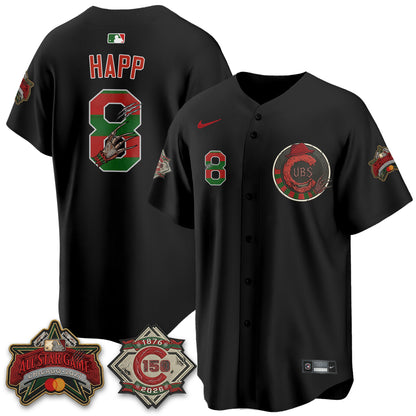 Chicago Cubs A Nightmare on Wrigley Field Edition Vapor Jersey - Stitched-NHM