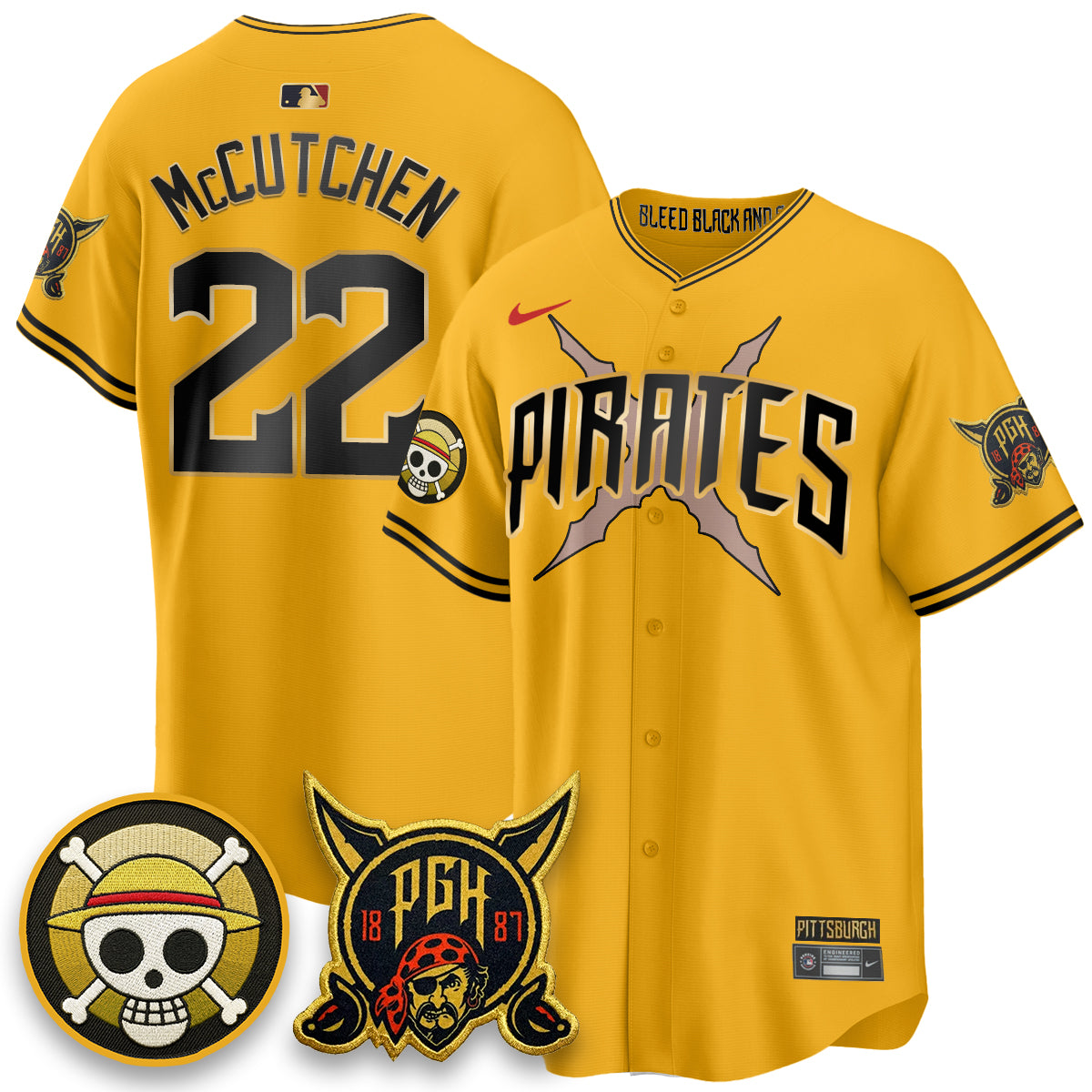 PIT 2026 City Connect x One Piece Vapor Limited Jersey - All Stitched