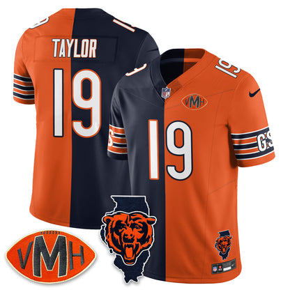 CHI Honor Virginia Halas McCaskey Split Edition - Stitched