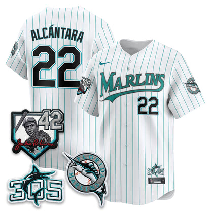MIA 2026 Throwback Jackie Robinson New Era Vapor Limited Jersey - Stitched