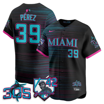 MIA 2026 Jackie Robinson New Era Vapor Limited Jersey - Stitched
