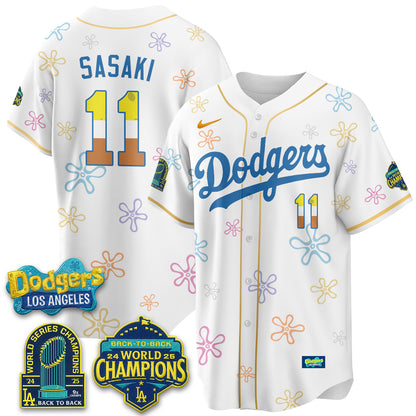 Los Angeles Dodgers x SBSP Vapor Jersey - Stitched