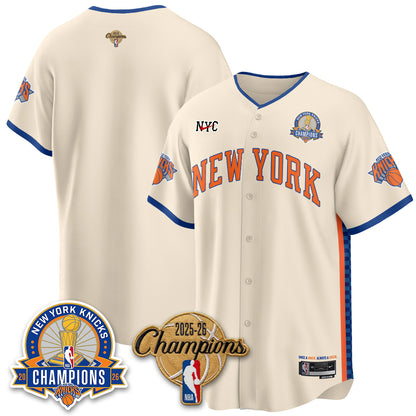 New York Knicks 2026 NBA Champions Special Edition Vapor Jersey V2- Stitched