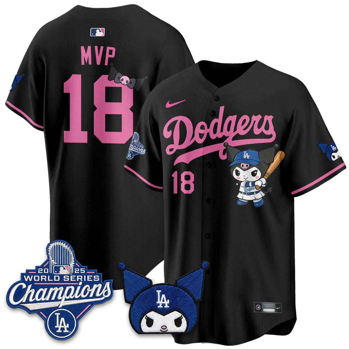 LAD Kuromi Edition Vapor Jersey - Stitched-NQD