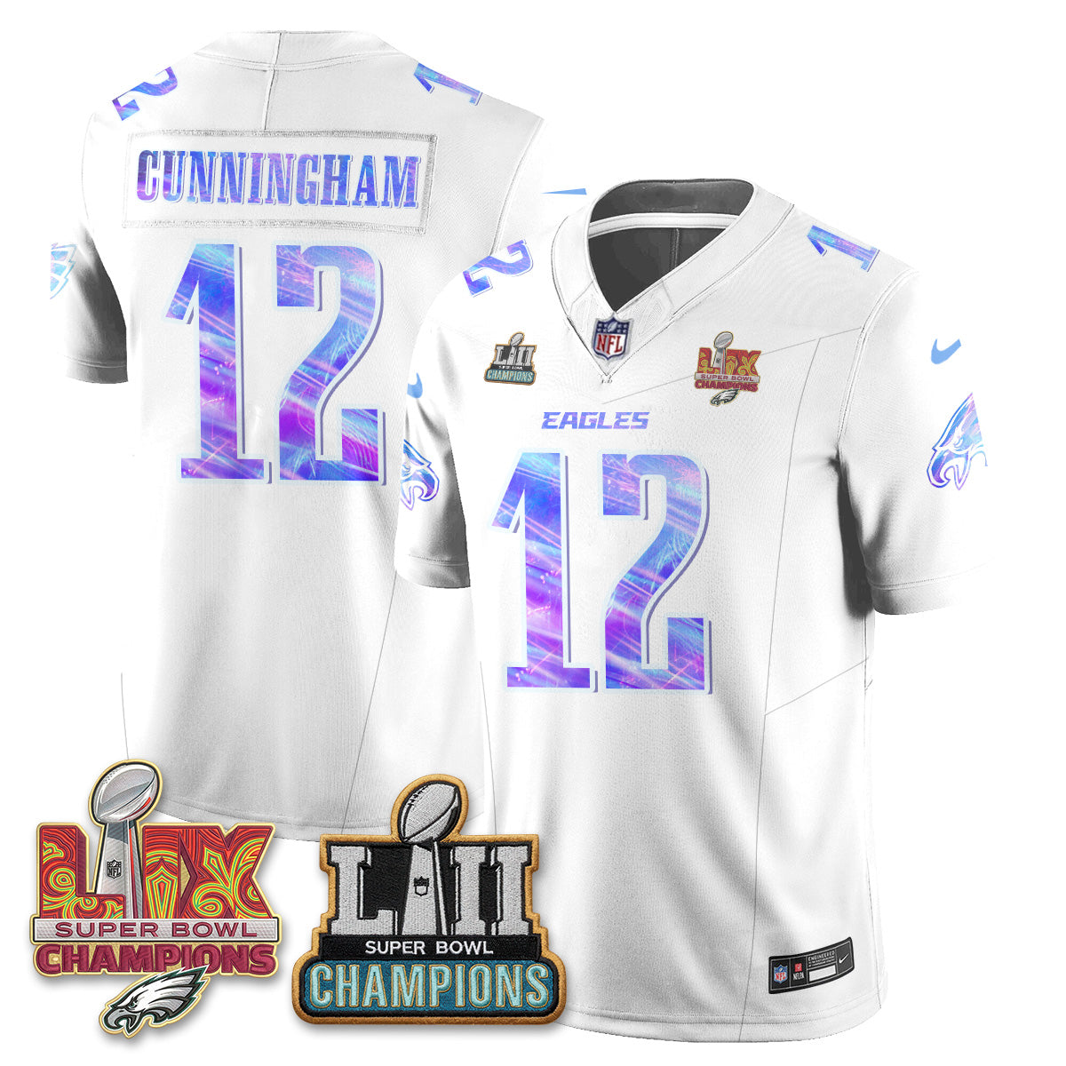 Philadelphia Eagles Fangear Edition Vapor Jersey - Stitched-NHM
