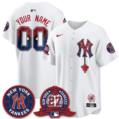 NYY x Web-Head 2026 Vapor Custom Jersey - Printed