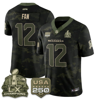 SEA 2026 Salute to Service Edition Vapor Jersey - Stitched