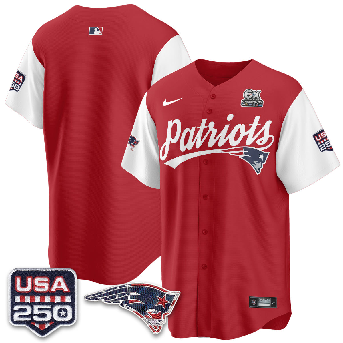 New England Patriots America Edition Vapor Jersey - Stitched