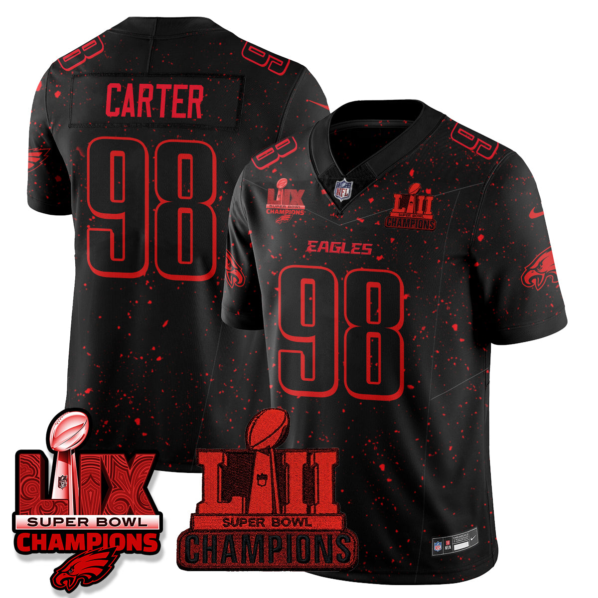 PHI Dark Side Edition Vapor Jersey - Stitched