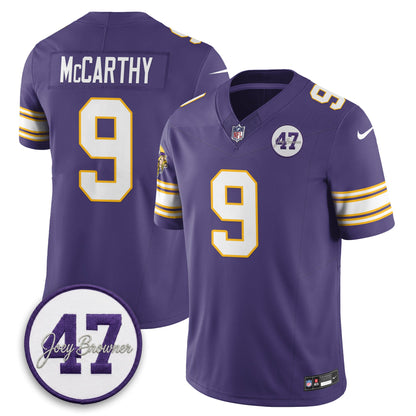 MIN Joey Browner Thank You For Memories - 1960 – 2026 Football Vapor Limited Jersey - All Stitched