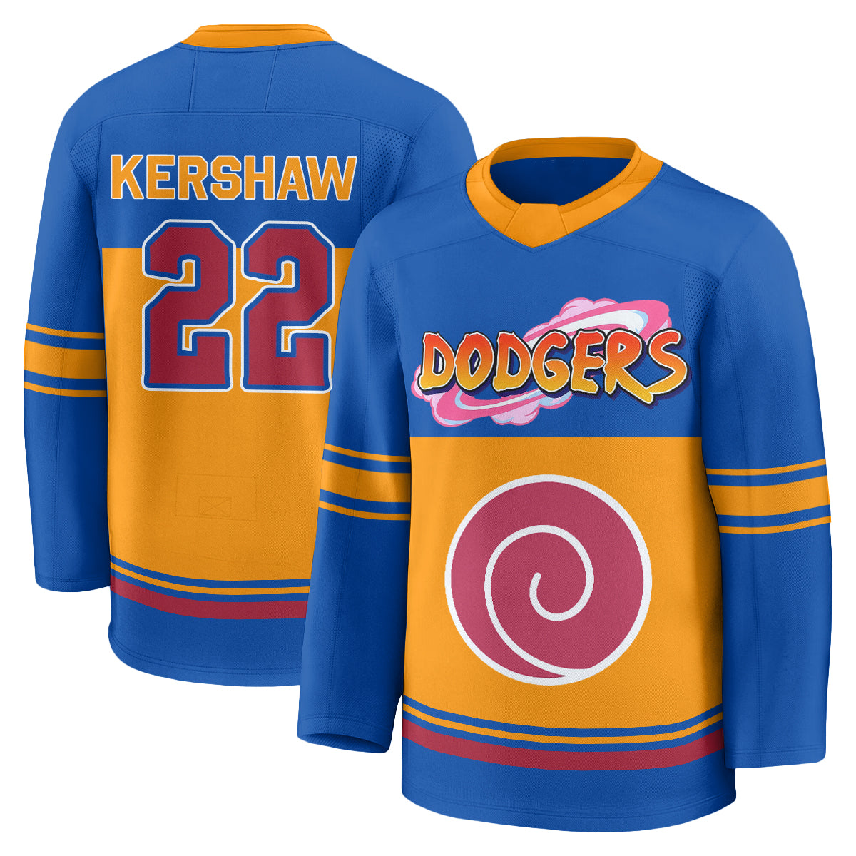 LAD Naruto Edition Vapor Hockey Jersey - Stitched