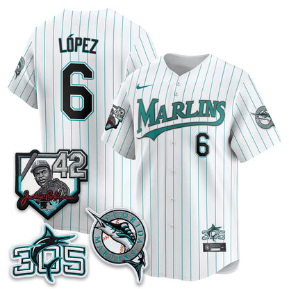 MIA 2026 Throwback Jackie Robinson New Era Vapor Limited Jersey - Stitched