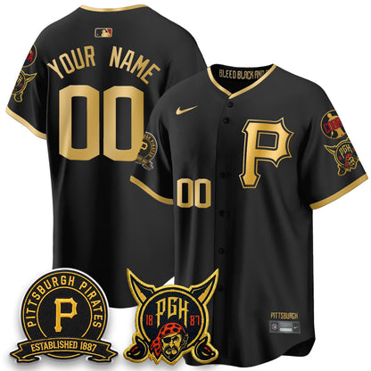 PIT Vapor Limited Custom Jersey - Cobra & Est 1887 Patch - All Stitched