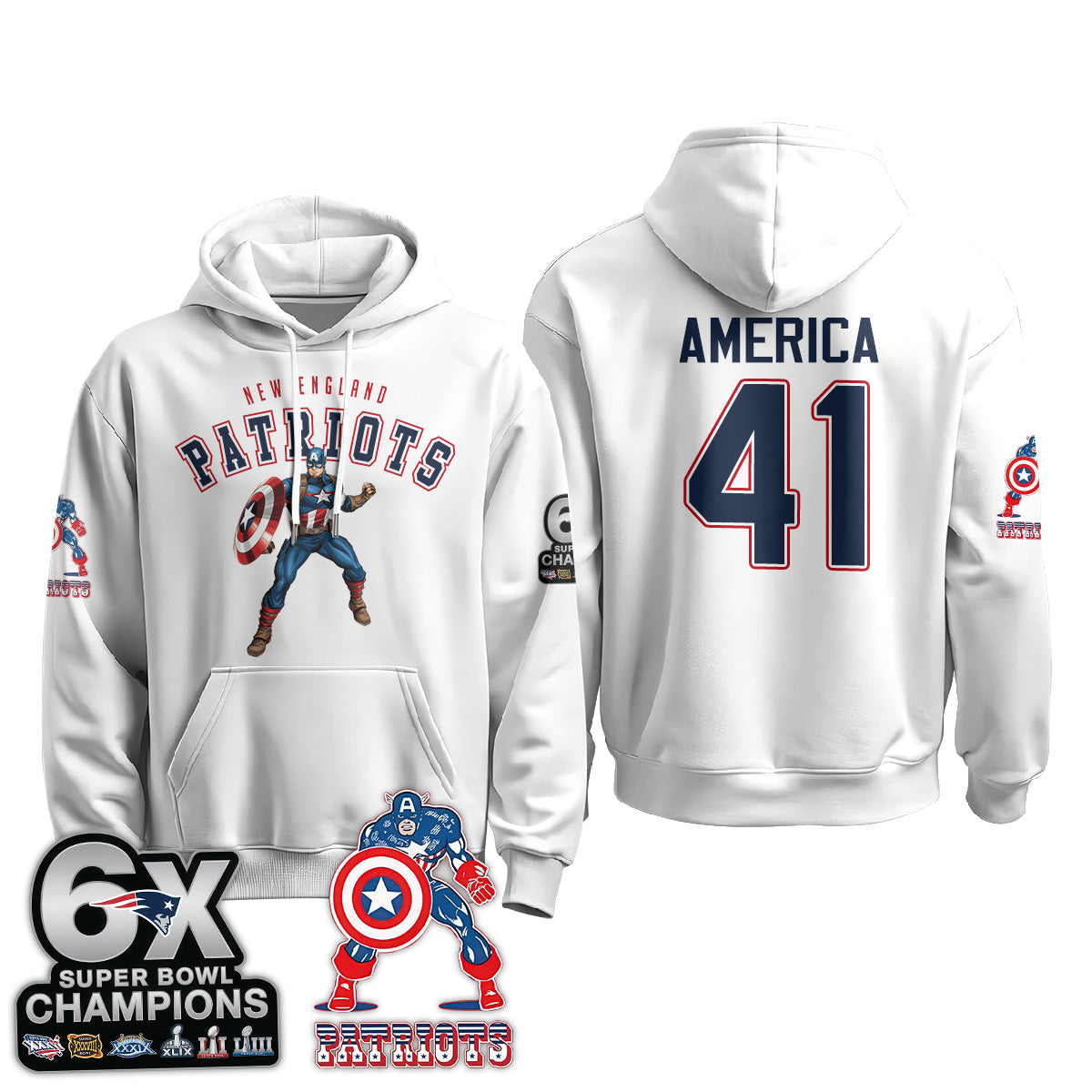 NE x Liberty Guardian Edition Pullover Hoodie V1 - Printed