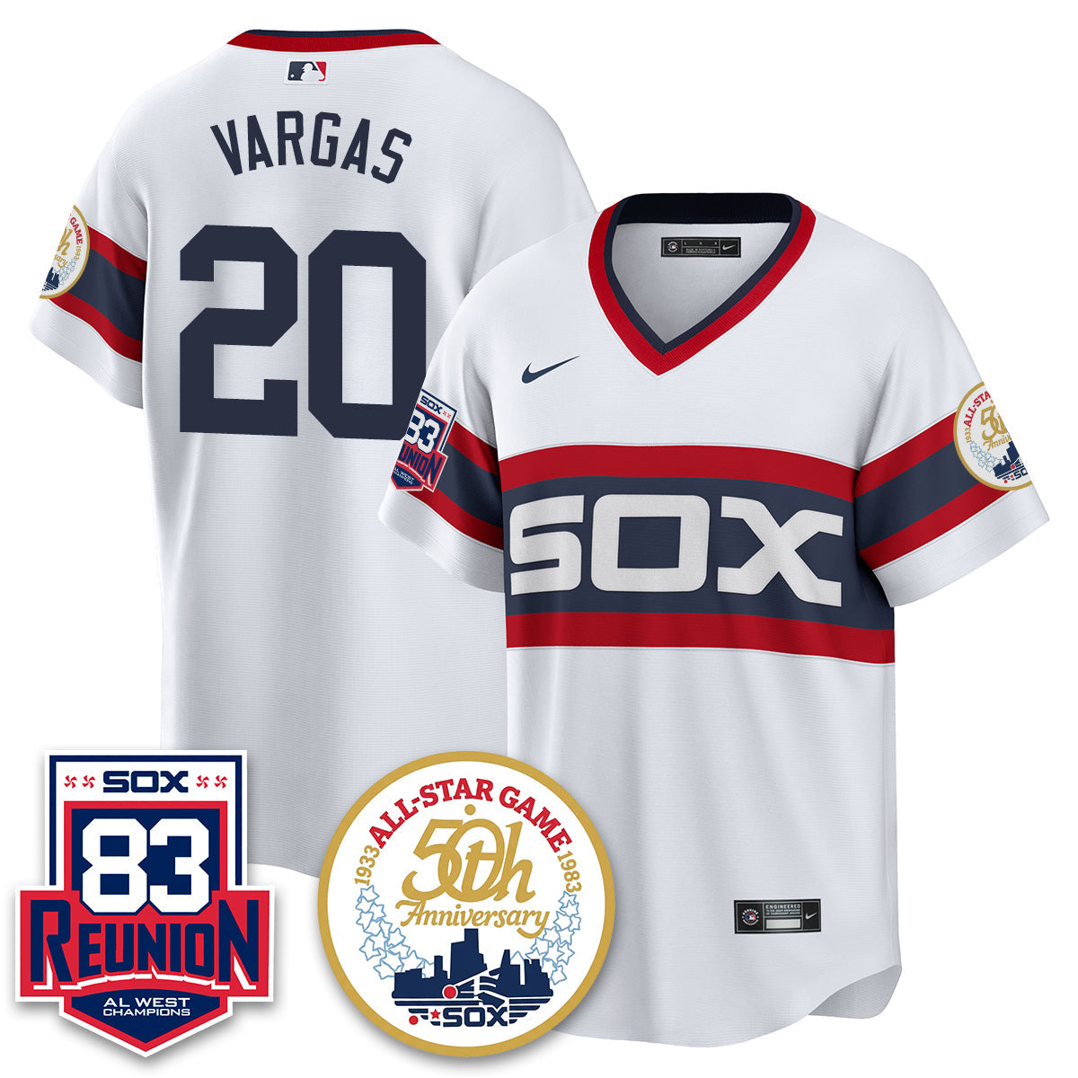 CWS Reunion All West Champions Vapor Jersey - Stitched -NQD