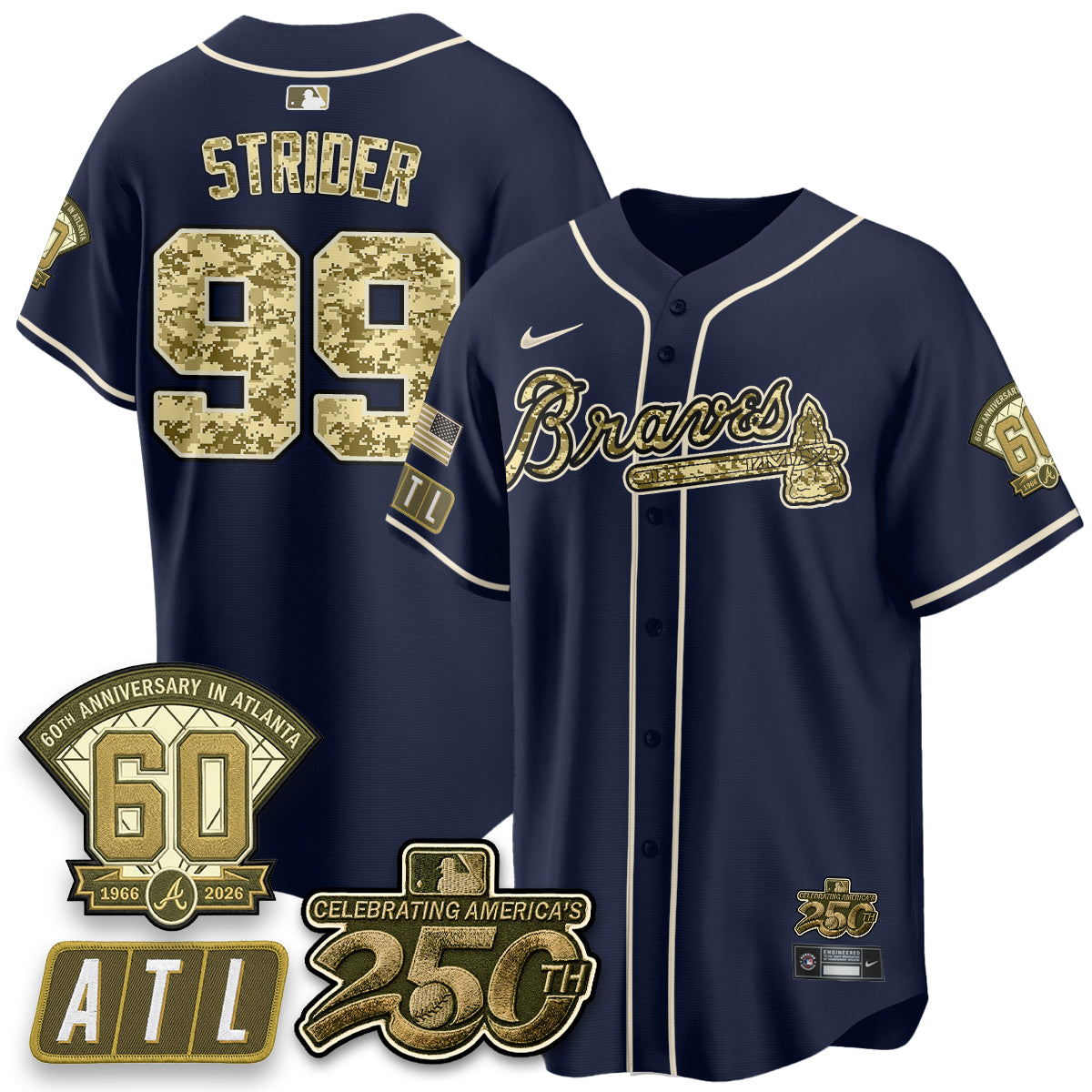 ATL Salute to Service 2026 Vapor Limited Jersey - All Stitched