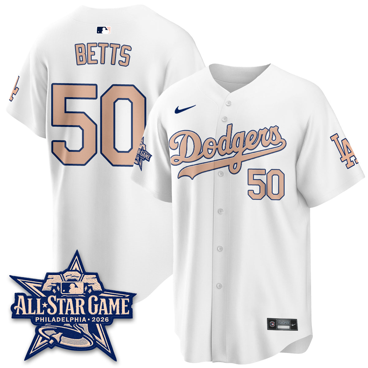Los Angeles Dodgers All Star Game 2026 Vapor Jersey - Stitched