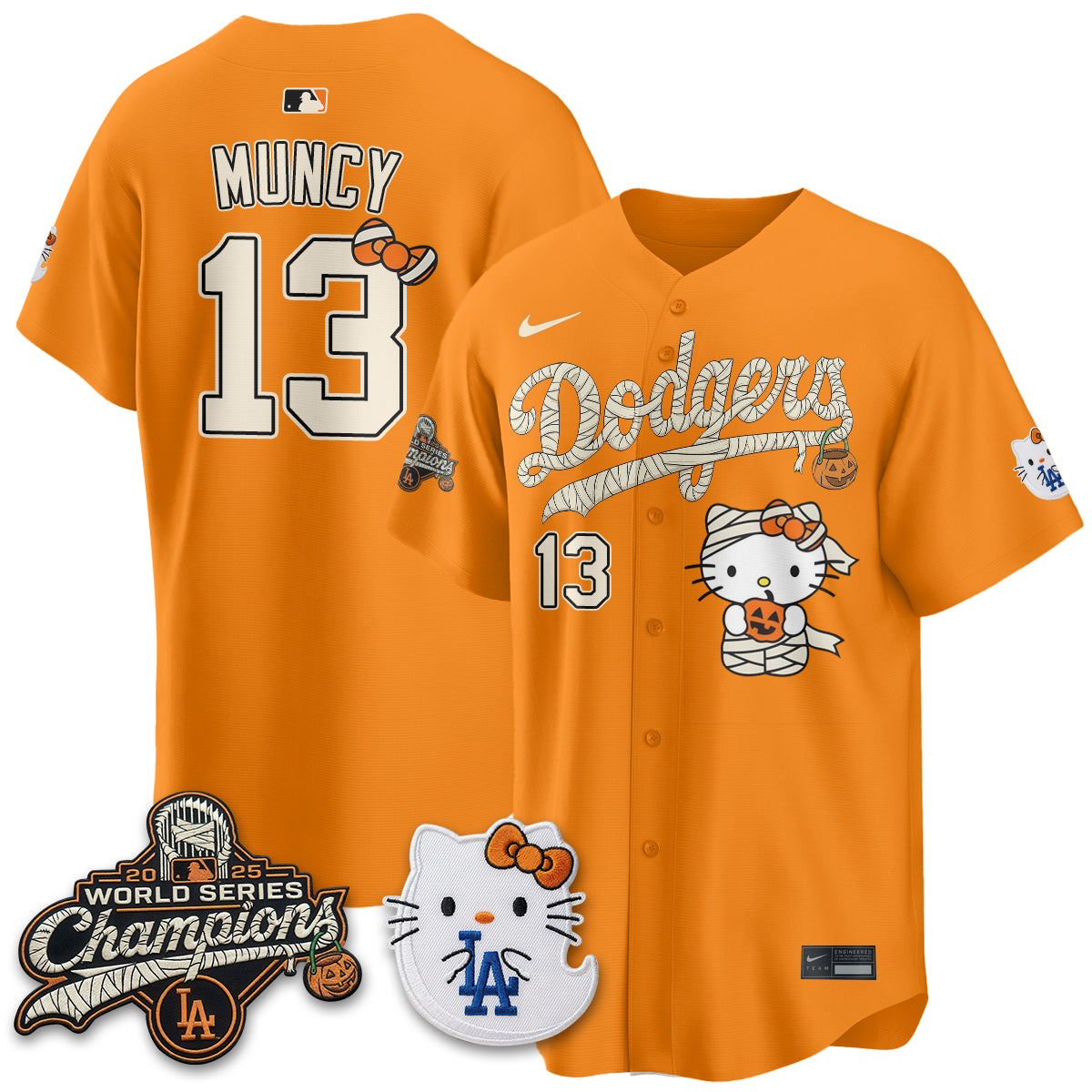 Los Angeles Dodgers Halloween 2026 Vapor Jersey V2- Stitched