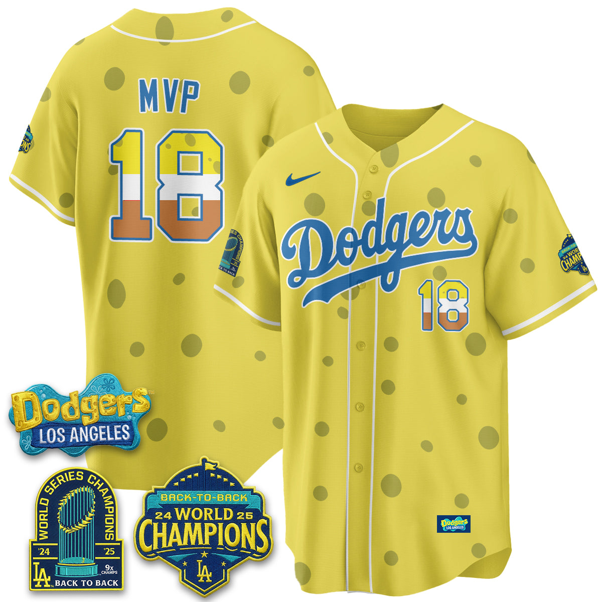 Los Angeles Dodgers x SBSP Vapor Jersey - Stitched