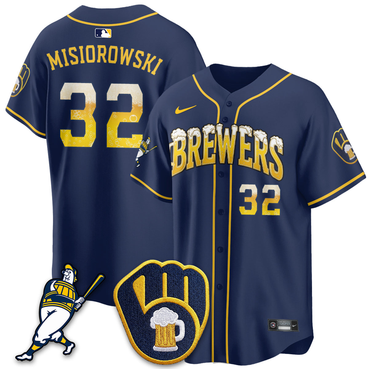 MIL "Pitcher & Pint" Edition Vapor Limited Jersey - Stitched