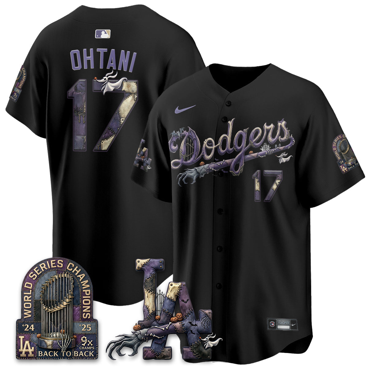 LAD Nightmare Edition Vapor Jersey - Stitched