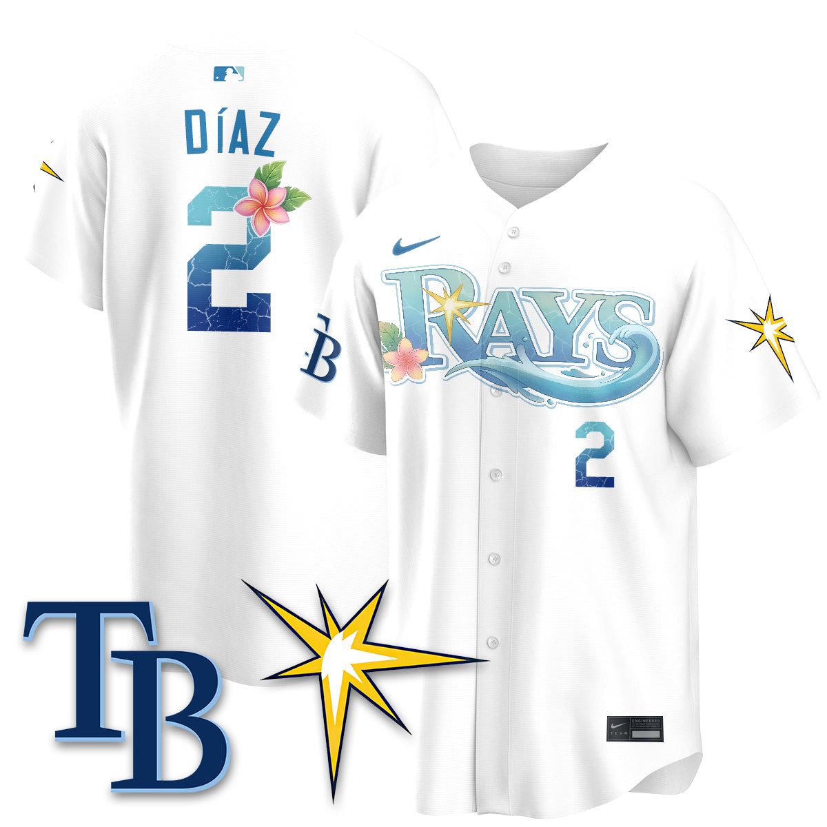 Tampa Bay Rays Aloha Spirit Vapor Limited Jersey - Stitched