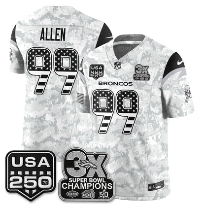 DEN 2026 Salute to Service Edition Vapor Jersey - Stitched
