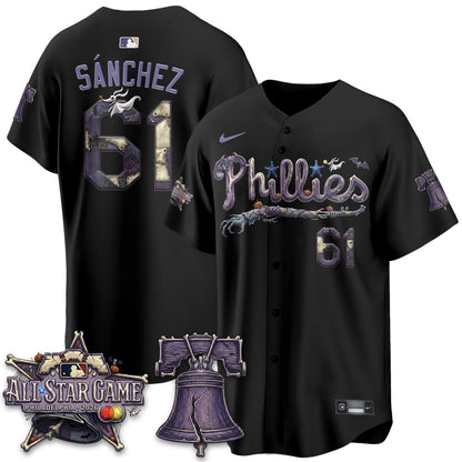 Philadelphia Phillies Nightmare Edition Vapor Jersey - Printed-NHM
