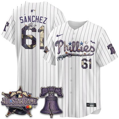 Philadelphia Phillies Nightmare Edition Vapor Jersey - Printed-NHM