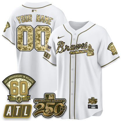 ATL Salute to Service 2026 Vapor Limited Custom Jersey - All Stitched
