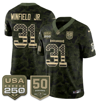 TB 2026 Salute to Service Edition Vapor Jersey - Stitched