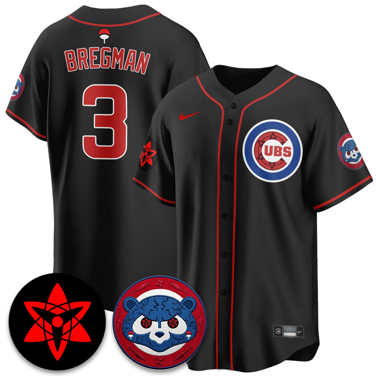 CHC Uchiha Sasuke Vapor Limited Jersey - Stitched