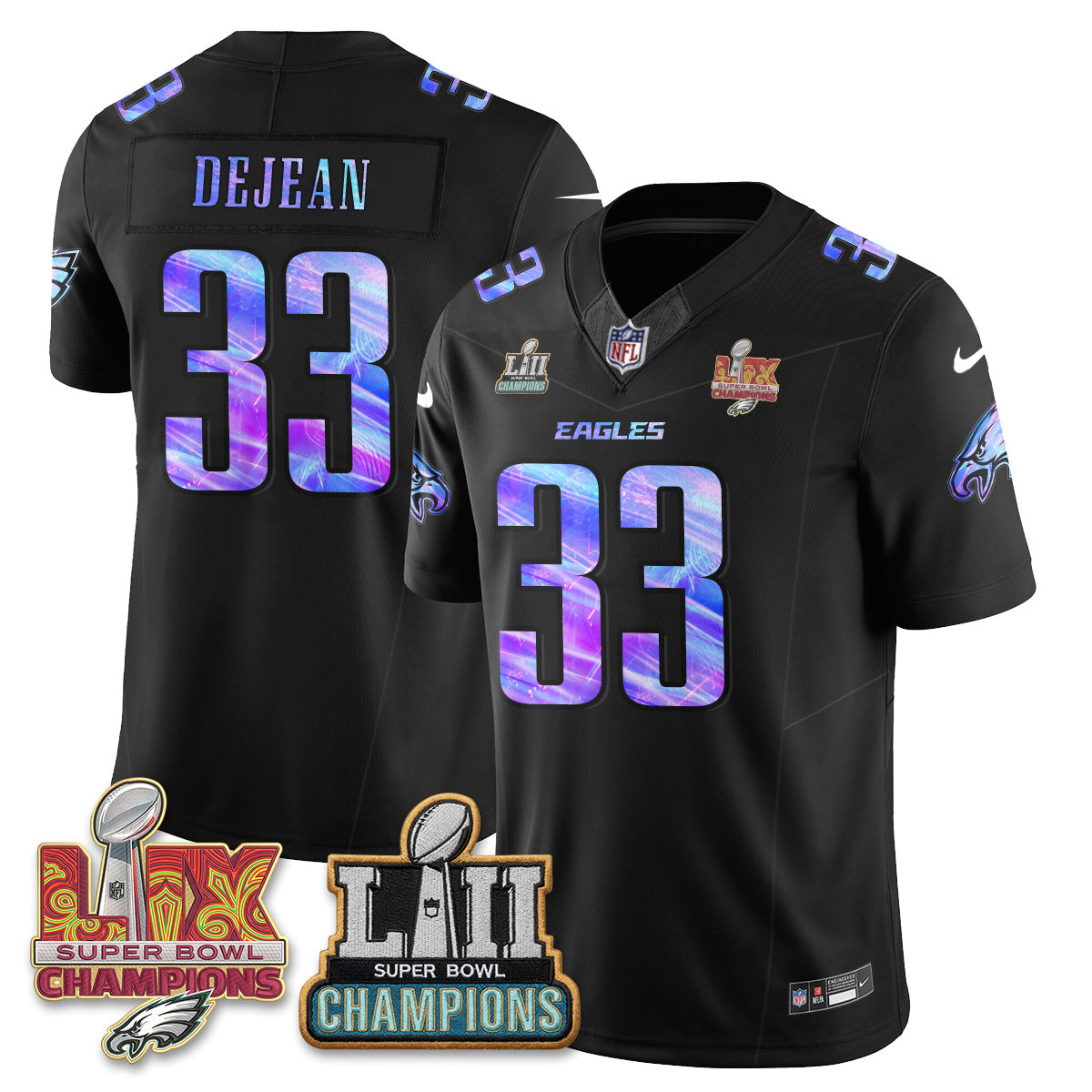 Philadelphia Eagles Fangear Edition Vapor Jersey - Stitched-NHM