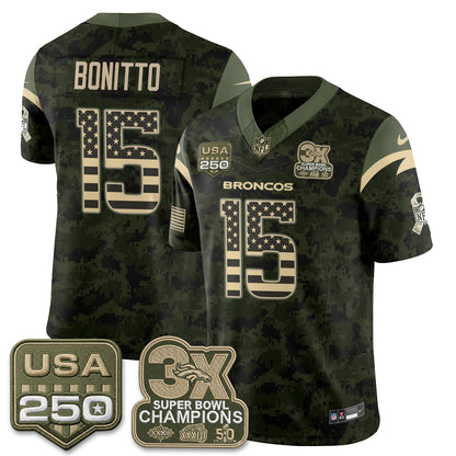 DEN 2026 Salute to Service Edition Vapor Jersey - Stitched